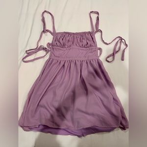 NEW Lucy in the sky light purple open back dress